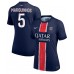 Maillot de foot Paris Saint-Germain Marquinhos #5 Domicile vêtements Femmes 2024-25 Manches Courtes